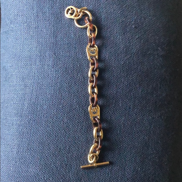 Michael Kors Tortoise/Gold Padlock - Picture 2 of 2